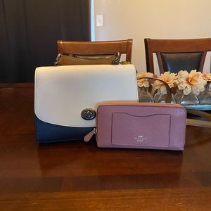 Coach Tilly purse with matching wallet